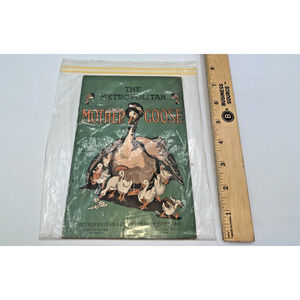 Mother Goose Elizabeth Watson Vintage 1920s Art Deco Illustrated Children's Book